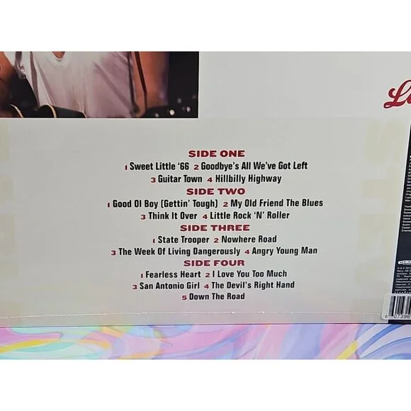 Lot of 2 Steve Earle Records (New): Live from Austin TX, The Hard Way
